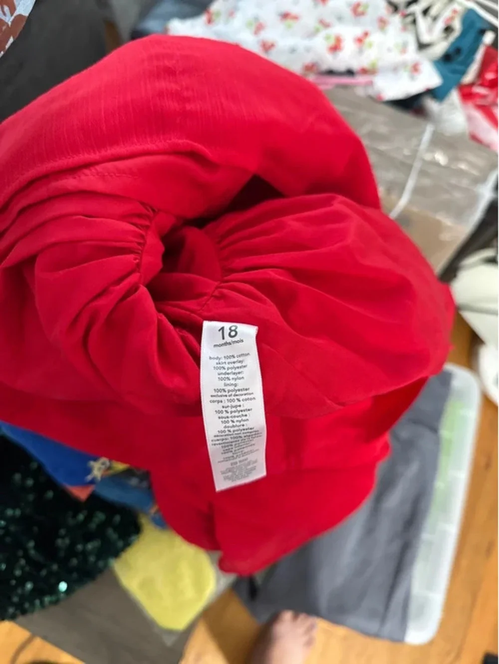 Carters Girls Red 18m dress